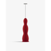 Alessi Pulcina Mdl11 Thermoplastic-resin And Steel Milk Frother 27.5cm In Red