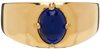 ERNEST W BAKER SSENSE EXCLUSIVE GOLD & NAVY STONE RING
