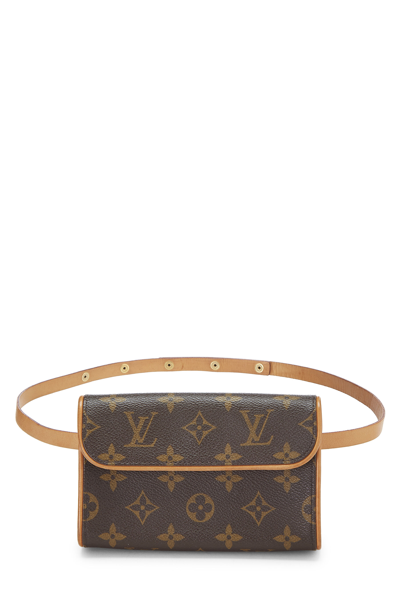 Pre-owned Louis Vuitton Monogram Canvas Pochette Florentine