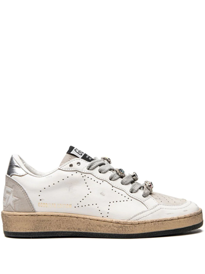 Golden Goose Ball Star Skate Trainers In White