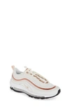 Nike Kids' Air Max 97 Sneaker In White/ Red Bronze/ White
