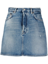 Acne Studios A-line Denim Skirt In Blue