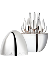 Christofle Mood Skyline Paris 24-piece Flatware Set (six-person Setting) In Silver