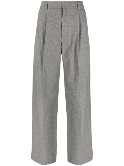 Isabel Marant Jessini Wide-leg Tailored Trousers In Grey