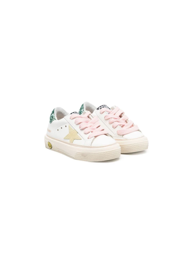 Golden Goose Kids' Star-patch Low-top Sneakers In Multi-colored