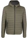 COLMAR QUILTED HOODED DOWN JACKET