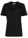 Golden Goose Cotton T-shirt With Iconic Frontal Star In Black