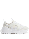 AMI ALEXANDRE MATTIUSSI PANELLED LOW-TOP SNEAKERS