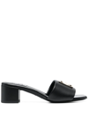 GIVENCHY 4G-PLAQUE LEATHER SANDALS