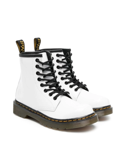 Dr. Martens' Teen Pascal Ankle Boots In White