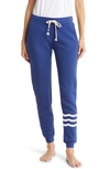 Sol Angeles Hacci Waves Slim Jogger Pants In Blue Jay