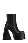 Naked Wolfe Jane Platform Leather Heeled-boots In Black Leather