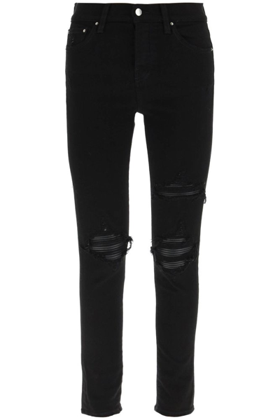Amiri Distressed Skinny Jeans In Black | ModeSens