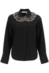 SEE BY CHLOÉ SHIRT WITH EMBROIDERED COLLAR