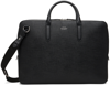 Smythson Large Ludlow Pebbled Leather Briefcase In Black