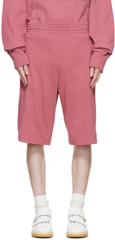 Acne Studios Organic Cotton Sweat Shorts In Acx Old Pink