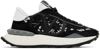 Valentino Garavani Vlogo Signature Lace & Suede Sneaker In Black