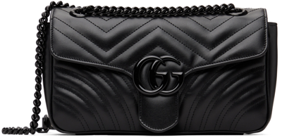 Gucci Gg-marmont Shoulder Bag In Black