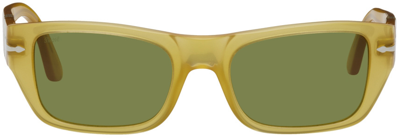 Persol Yellow Po3268s Sunglasses In Green
