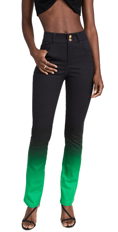 Bruceglen Central Park Gradient Printed Jeans In Central Park Gradient