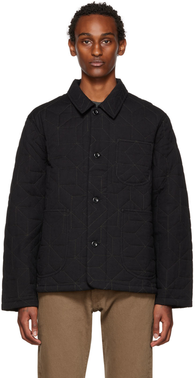 Ymc You Must Create Diddy Quilted Star Jacket In Black