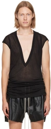 Rick Owens Black Dylan T-shirt In 09 Black