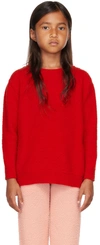 THE ROW KIDS RED BUNNY SWEATER