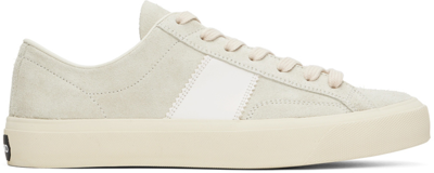 Tom Ford Gray Cambridge Sneakers In Mrm Marmo