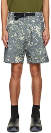 A-cold-wall* Gray Nephin Storm Shorts In Mid Grey