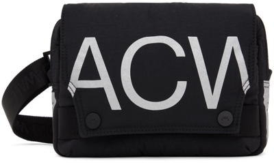 A-cold-wall* Black Stria Messenger Bag