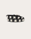 Valentino Garavani Rockstud Calfskin Double-strap Bracelet Woman Black Uni