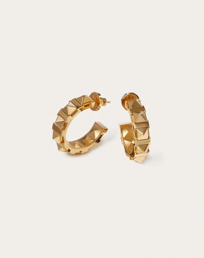 Valentino Garavani Rockstud Earrings Woman Gold Uni
