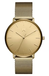 Mvmt Men's Legacy Slim Gold-tone Mesh Bracelet Watch 42mm In Gold