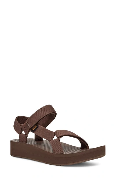 Teva Women's Midform Universal Sandal In Rainforest Brown In Multi