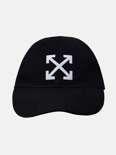 Off-white Black Cotton Arrow Cap