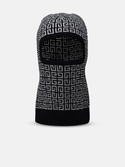 Givenchy Kids' Cotton Blend Balaclava In Black