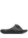 Versace Black Medusa Dimension Sliders In Nero