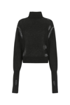 Mm6 Maison Margiela Cut-outs Alpaca-blend Turtleneck