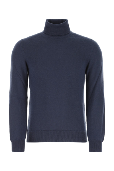 Fedeli Blu Cashmere Sweater Blue  Uomo 58