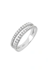 BONY LEVY GRADUATED DIAMOND STACK RING