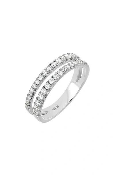 Bony Levy Graduated Diamond Stack Ring In 18k White Gold