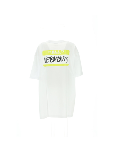 Vetements T-shirts & Vests In White