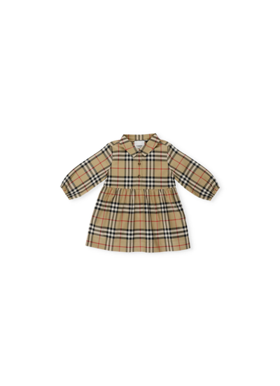 Burberry Vintage Check Dress In Archive Beige Ip Chk