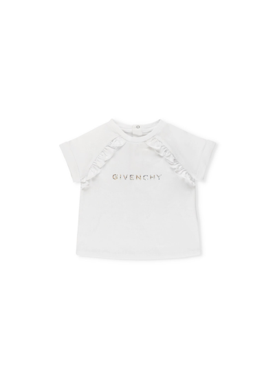 Givenchy Kids' Cotton T-shirt In White