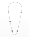 LAGOS MAYA 6-STATION INLAY NECKLACE IN MOTHER-OF-PEARL, 34"