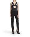 Ambush Monogram Heart Cut-out Tank Top In Black