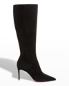 Christian Louboutin Black Kate Botta 85mm Tall Boots