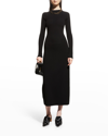 Aeron Lara Open-back Maxi Dress In Black