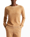Loro Piana Girocollo Merano Baby Cashmere Sweater In T0w7 Fancy Natura