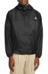 Nike Acg "cinder Cone" Men's Windproof Jacket In Black,black,summit White